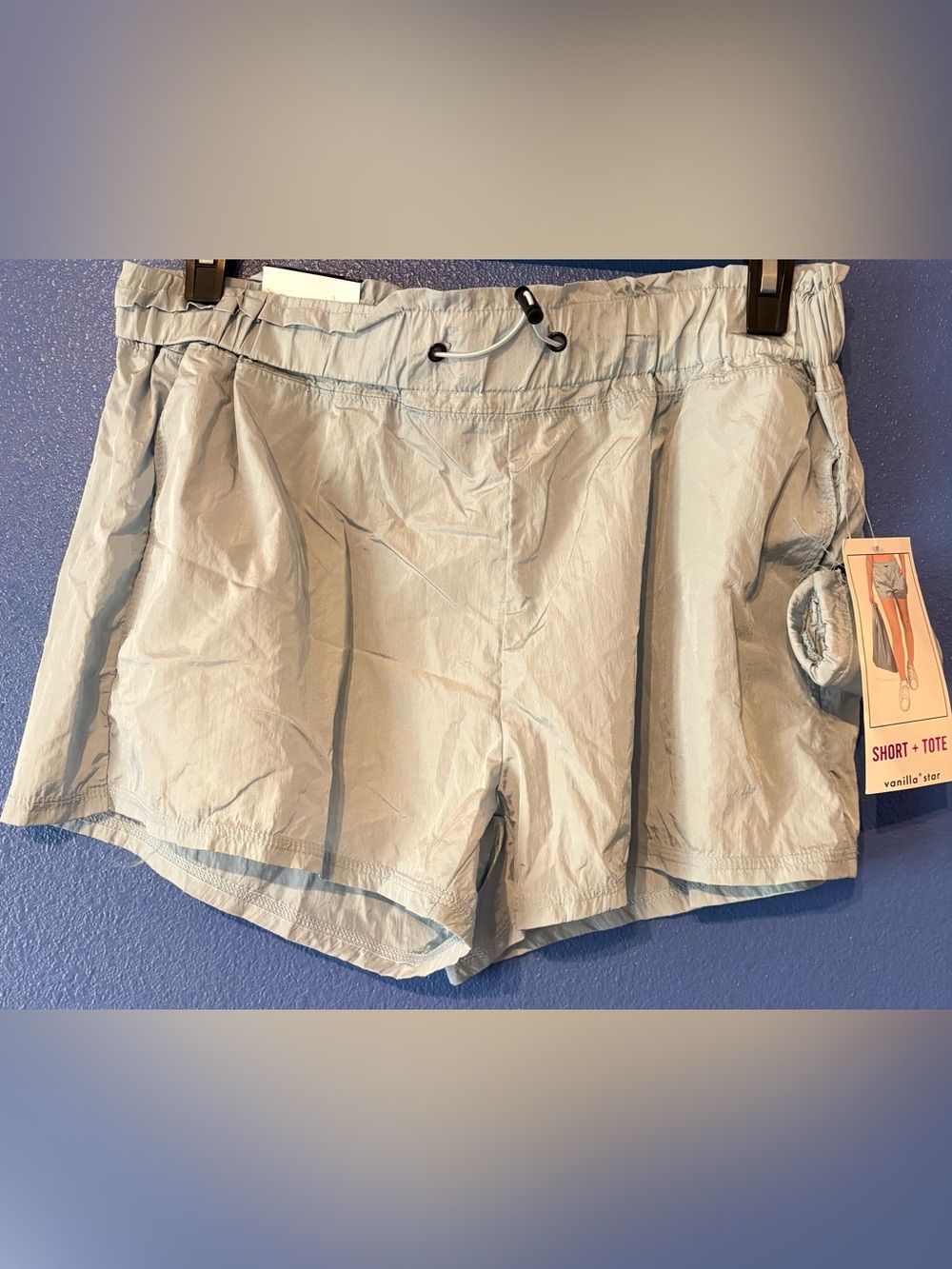 Vanilla Star Light Gray Athletic Shorts